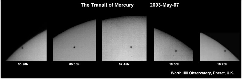 Composite of the best transit images at Worth Hill Observatory!